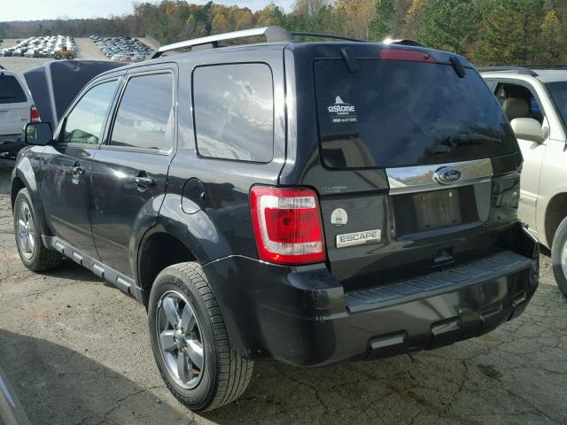 1FMCU0E70BKB77268 - 2011 FORD ESCAPE LIM BLACK photo 3