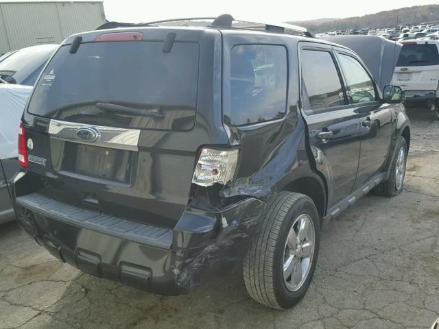 1FMCU0E70BKB77268 - 2011 FORD ESCAPE LIM BLACK photo 4