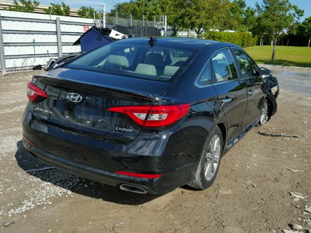 5NPE34AF3HH548435 - 2017 HYUNDAI SONATA SPO BLACK photo 4