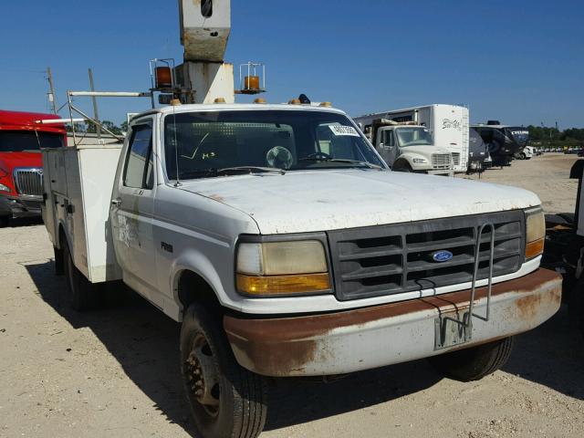 2FDLF47M5PCA44487 - 1993 FORD F SUPER DU WHITE photo 1