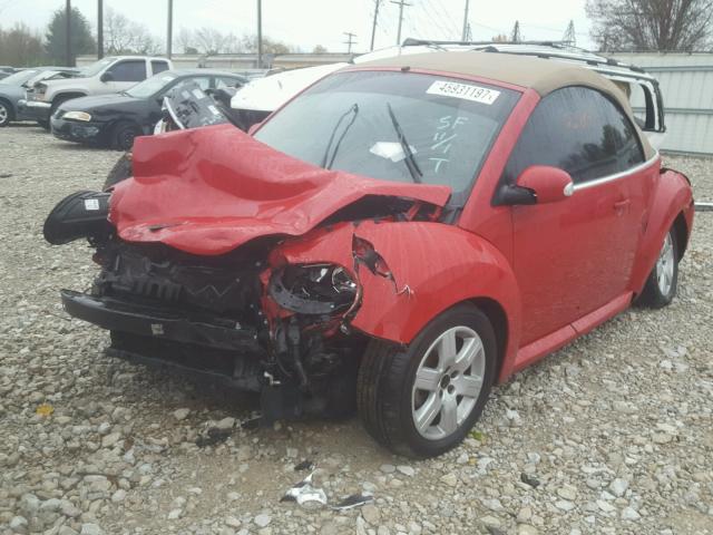 3VWRF31Y87M408441 - 2007 VOLKSWAGEN NEW BEETLE 红色 照片 2