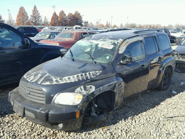 3GNBABFW4BS502249 - 2011 CHEVROLET HHR LT BLACK photo 2