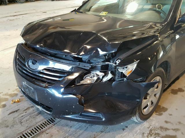 4T1BE46K58U219739 - 2008 TOYOTA CAMRY CE BLACK photo 9