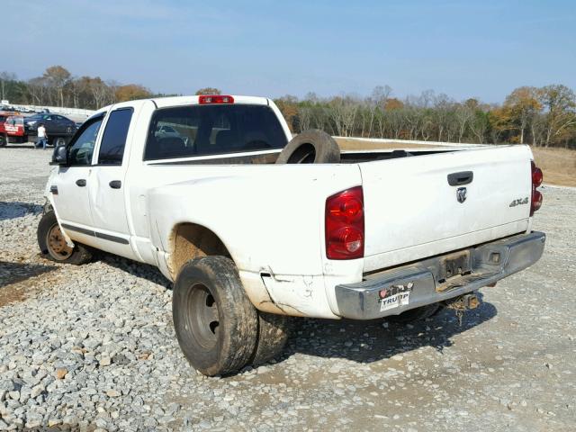 3D7MX48A17G803591 - 2007 DODGE RAM 3500 S WHITE photo 3