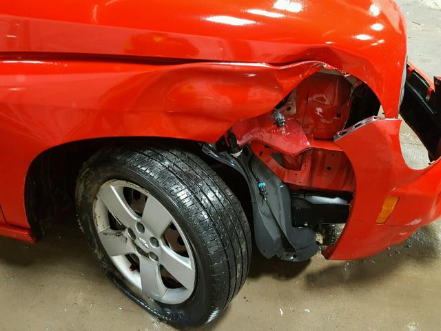 3GNBAAFW2BS600187 - 2011 CHEVROLET HHR LS Rojo foto 9
