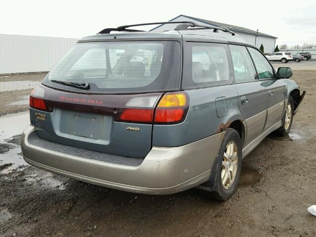 4S3BH686317623697 - 2001 SUBARU LEGACY OUT GREEN photo 4