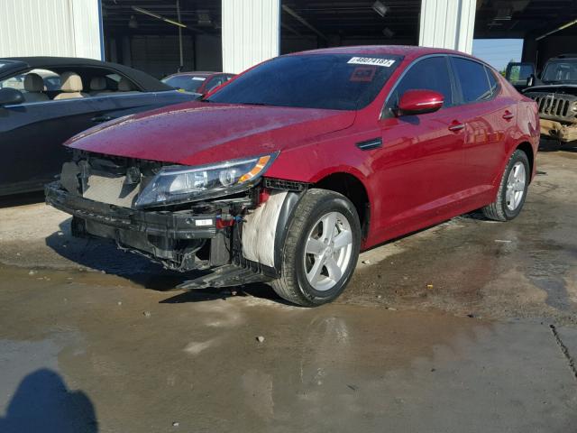 5XXGM4A73FG446589 - 2015 KIA OPTIMA LX RED photo 2