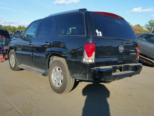 1GYEK63N63R284027 - 2003 CADILLAC ESCALADE L BLACK photo 3