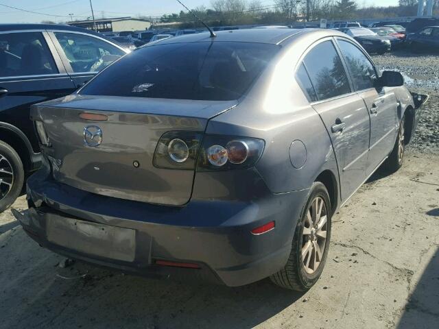 JM1BK32F971670480 - 2007 MAZDA 3 I GRAY photo 4