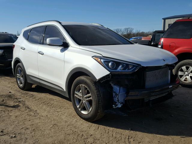 5XYZU3LB8HG434277 - 2017 HYUNDAI SANTA FE S WHITE photo 1