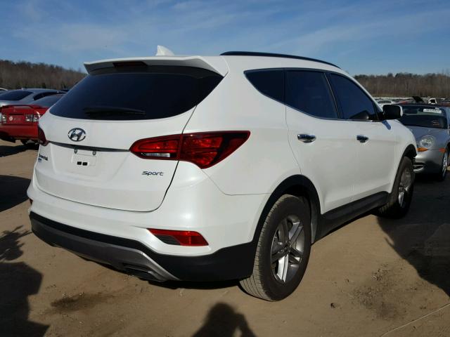 5XYZU3LB8HG434277 - 2017 HYUNDAI SANTA FE S WHITE photo 4