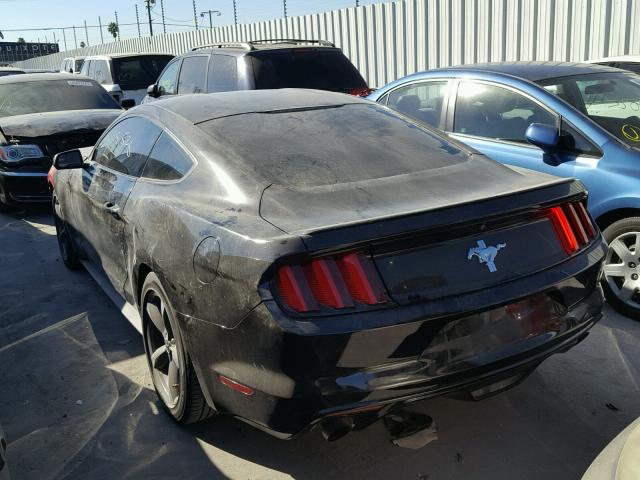 1FA6P8AM8F5400783 - 2015 FORD MUSTANG BLACK photo 3