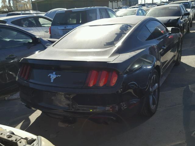 1FA6P8AM8F5400783 - 2015 FORD MUSTANG BLACK photo 4