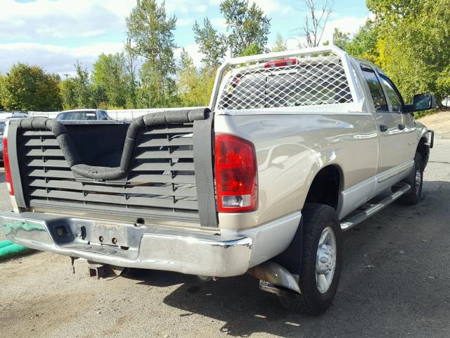 3D7KU28653G791097 - 2003 DODGE RAM 2500 S ოქროსფერი ფოტო 4