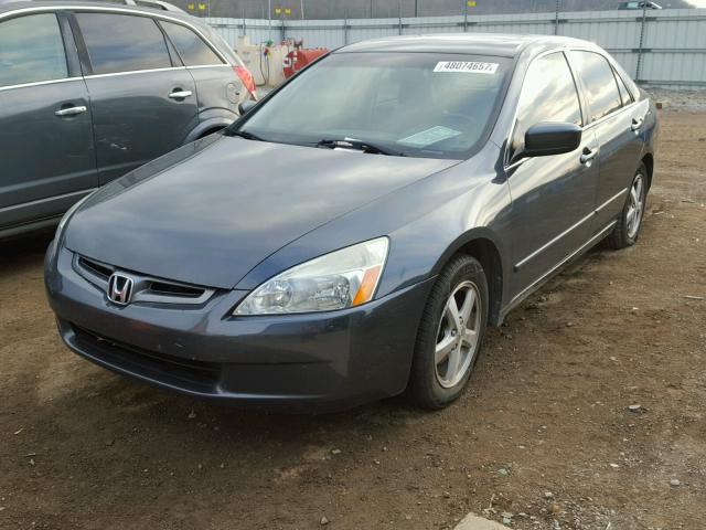 1HGCM56885A034024 - 2005 HONDA ACCORD EX BLUE photo 2