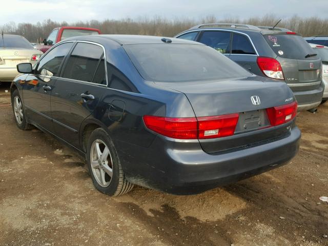 1HGCM56885A034024 - 2005 HONDA ACCORD EX BLUE photo 3