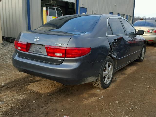 1HGCM56885A034024 - 2005 HONDA ACCORD EX BLUE photo 4