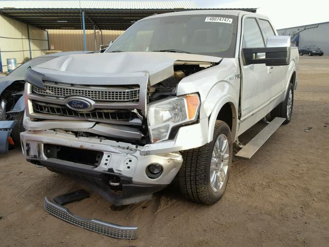 1FTFW1ET2CFC98120 - 2012 FORD F150 SUPER SILVER photo 2