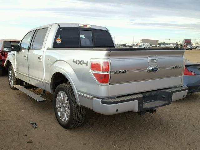 1FTFW1ET2CFC98120 - 2012 FORD F150 SUPER SILVER photo 3