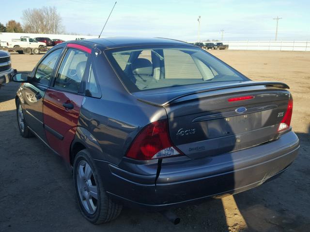 1FAFP38353W136170 - 2003 FORD FOCUS ZTS GRAY photo 3