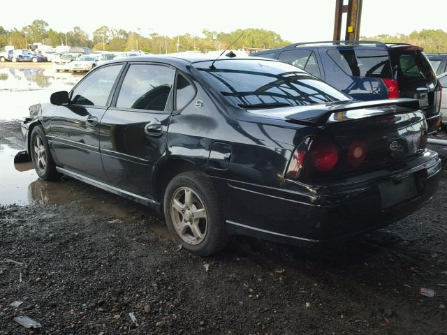 2G1WH55K749431899 - 2004 CHEVROLET IMPALA LS BLACK photo 3