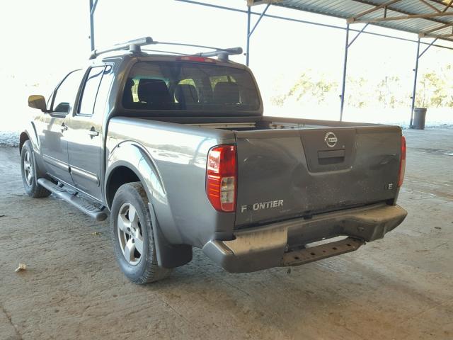 1N6AD07U97C459518 - 2007 NISSAN FRONTIER C GRAY photo 3