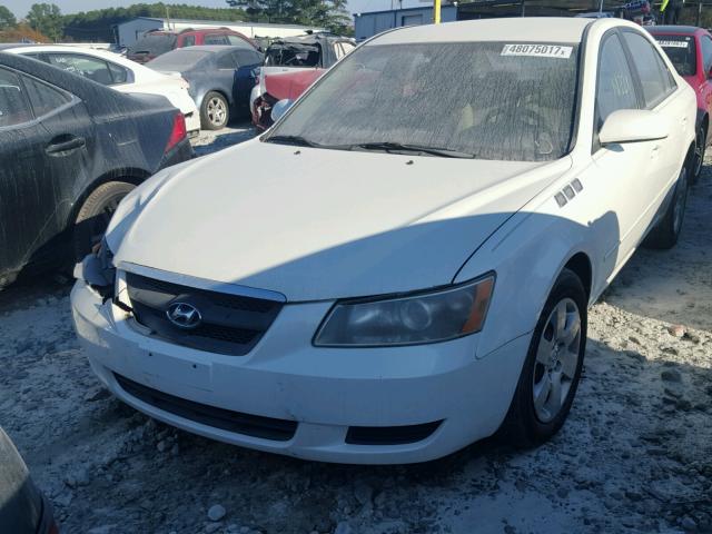 KMHET46C46A106861 - 2006 HYUNDAI SONATA GL WHITE photo 2