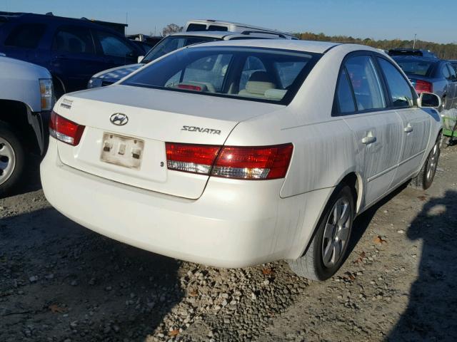 KMHET46C46A106861 - 2006 HYUNDAI SONATA GL WHITE photo 4