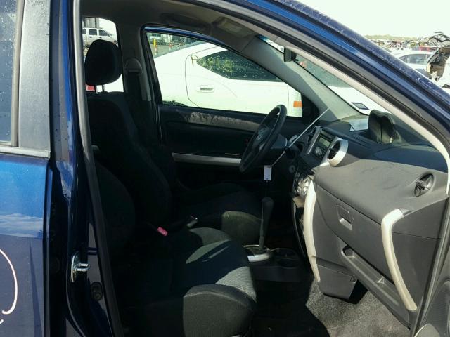 JTKKT624265016272 - 2006 TOYOTA SCION XA BLUE photo 5