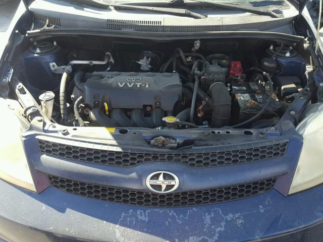 JTKKT624265016272 - 2006 TOYOTA SCION XA BLUE photo 7