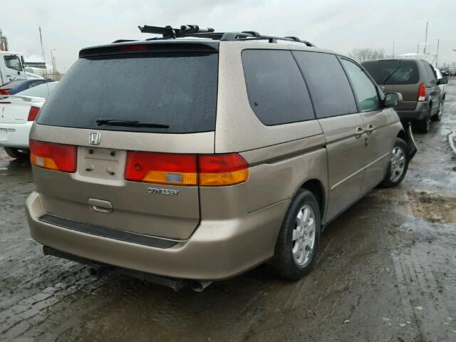 2HKRL18963H001362 - 2003 HONDA ODYSSEY EX GOLD photo 4