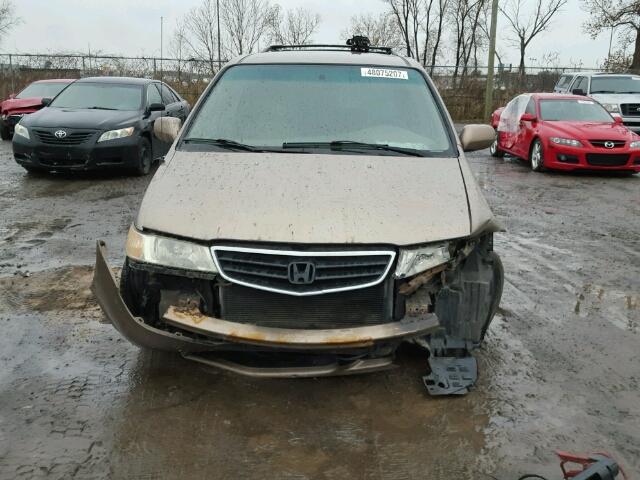 2HKRL18963H001362 - 2003 HONDA ODYSSEY EX GOLD photo 9