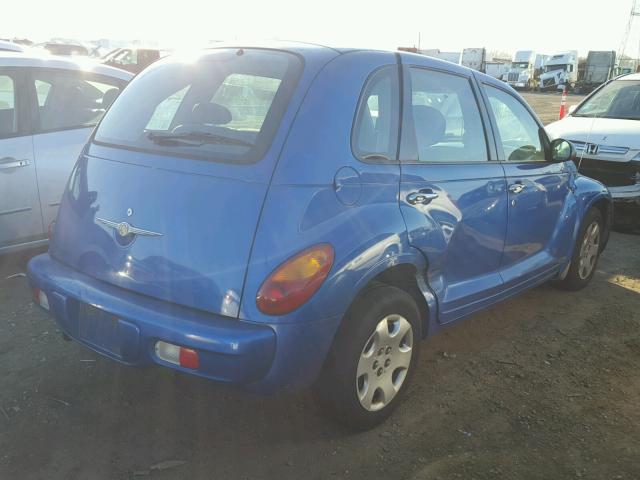 3C4FY48B85T600758 - 2005 CHRYSLER PT CRUISER BLUE photo 4