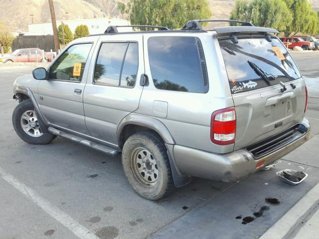 JN8AR07S3XW370176 - 1999 NISSAN PATHFINDER SILVER photo 3