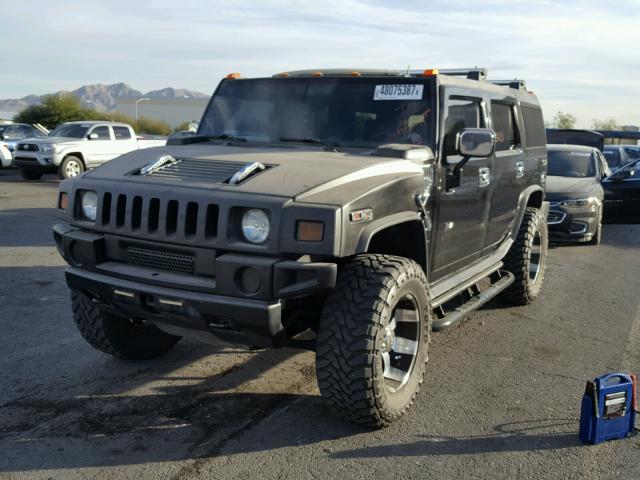 5GRGN23U45H122488 - 2005 HUMMER H2 BLACK photo 2