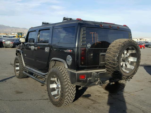 5GRGN23U45H122488 - 2005 HUMMER H2 BLACK photo 3