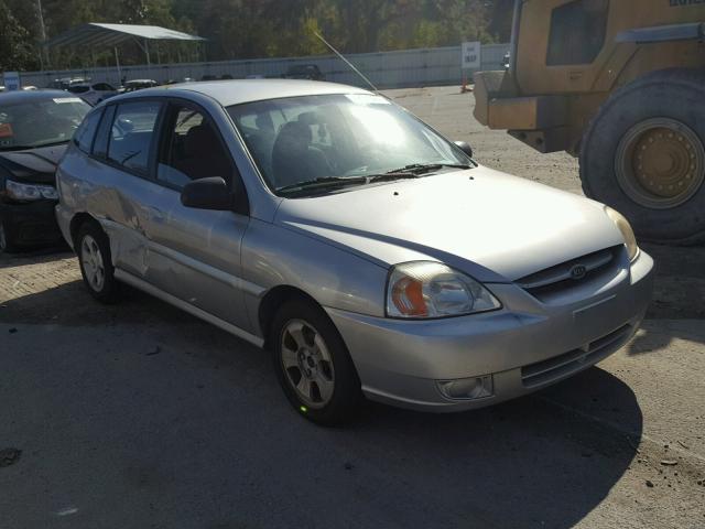 KNADC165046180095 - 2004 KIA RIO CINCO SILVER photo 1