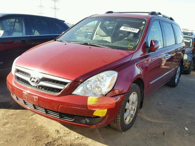 KNDMC233786051367 - 2008 HYUNDAI ENTOURAGE RED photo 2