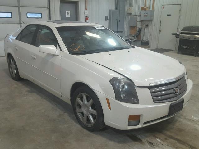 1G6DM577240133051 - 2004 CADILLAC CTS WHITE photo 1