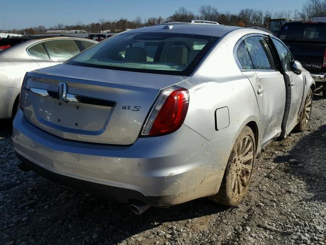 1LNHL9DR0AG604756 - 2010 LINCOLN MKS SILVER photo 4