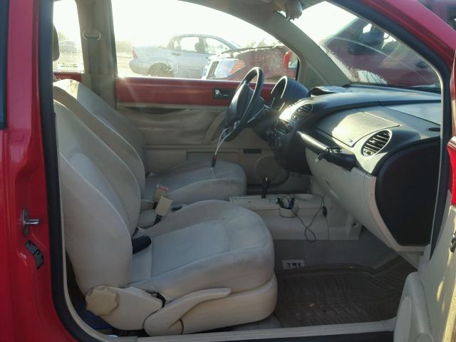 3VWCC21C8XM468202 - 1999 VOLKSWAGEN NEW BEETLE 红色 照片 5