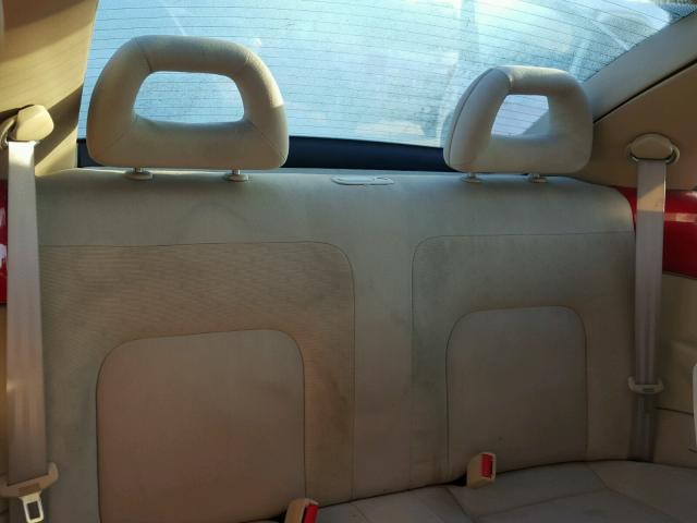 3VWCC21C8XM468202 - 1999 VOLKSWAGEN NEW BEETLE 红色 照片 6