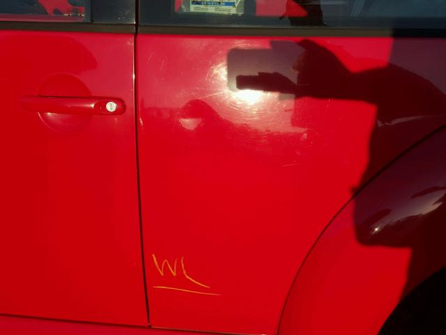 3VWCC21C8XM468202 - 1999 VOLKSWAGEN NEW BEETLE 红色 照片 9