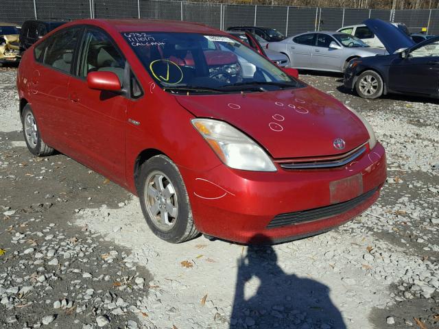 JTDKB20U897833518 - 2009 TOYOTA PRIUS RED photo 1