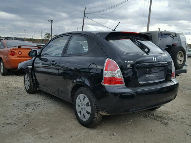 KMHCM3ACXAU155074 - 2010 HYUNDAI ACCENT BLU BLACK photo 3