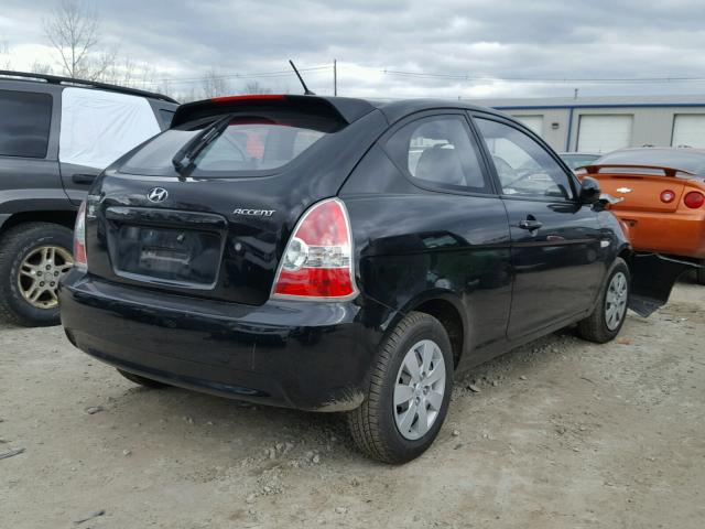 KMHCM3ACXAU155074 - 2010 HYUNDAI ACCENT BLU BLACK photo 4