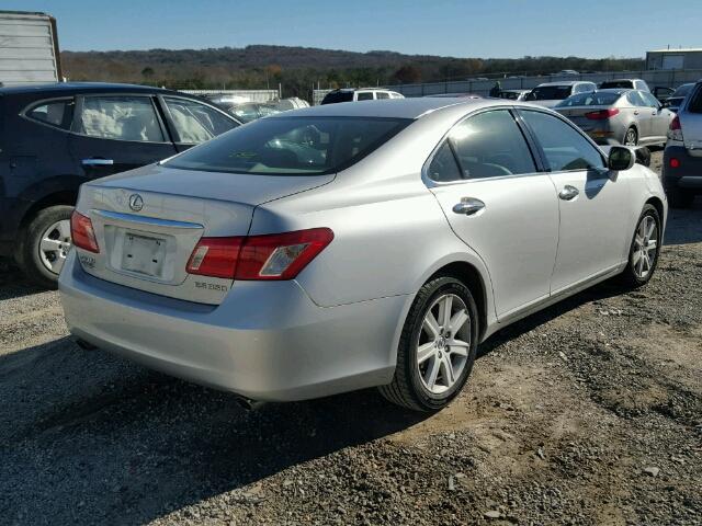 JTHBJ46G672069208 - 2007 LEXUS ES 350 SILVER photo 4