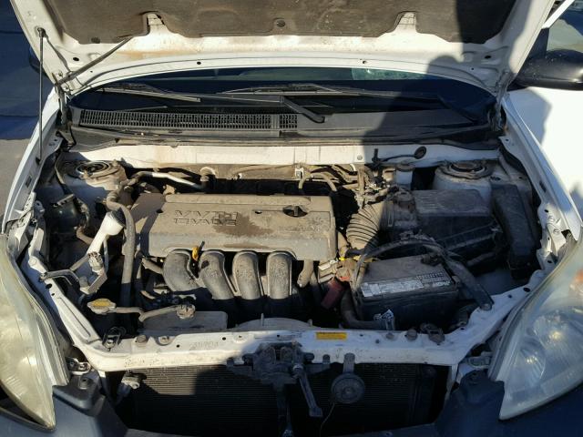 2T1KR32E55C443315 - 2005 TOYOTA MATRIX WHITE photo 7