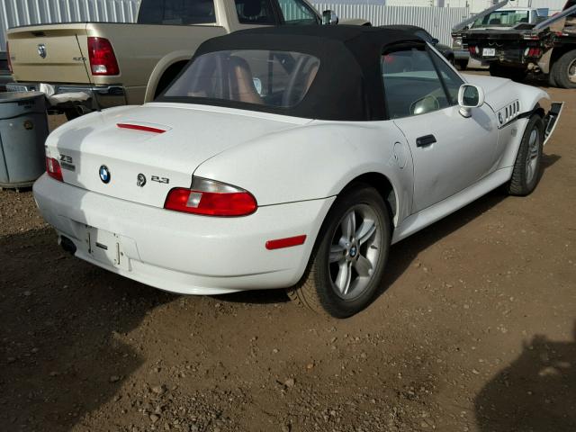 WBACH9340YLG18096 - 2000 BMW Z3 2.3 WHITE photo 4