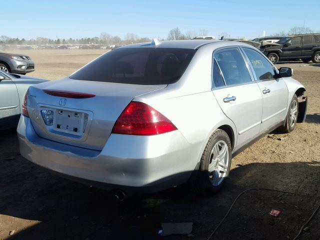 1HGCM56447A023764 - 2007 HONDA ACCORD LX SILVER photo 4